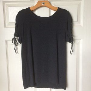 AEO "Soft and Sexy" Tie-Sleeve Large Tee
